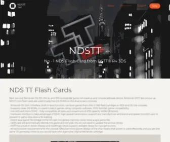 NDSTT.net(NDSTT® Top Nintendo DS Flash Card DSTT) Screenshot