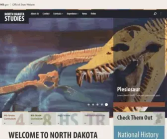 NDstudies.gov(North Dakota Studies) Screenshot