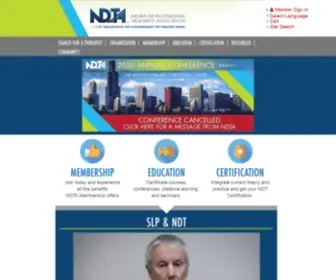 Ndta.org(Neuro-Developmental Treatment Association) Screenshot