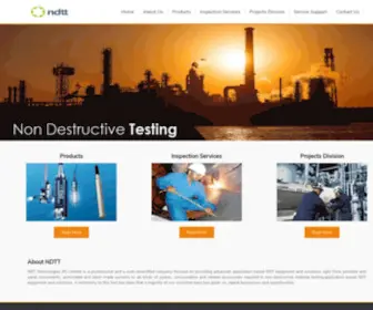 NDttechnologies.com(Non Destructive Testing Technologies) Screenshot
