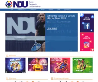 Ndu.net.br(Novo Desporto Universitário) Screenshot