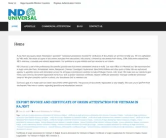 Nduniversal.in(ND Universal) Screenshot