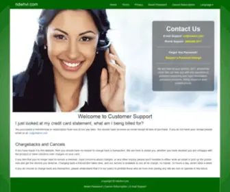 NDWHVL.com(Support Center) Screenshot