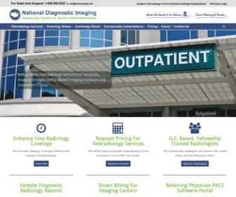 Ndximaging.com(National Diagnostic Imaging) Screenshot