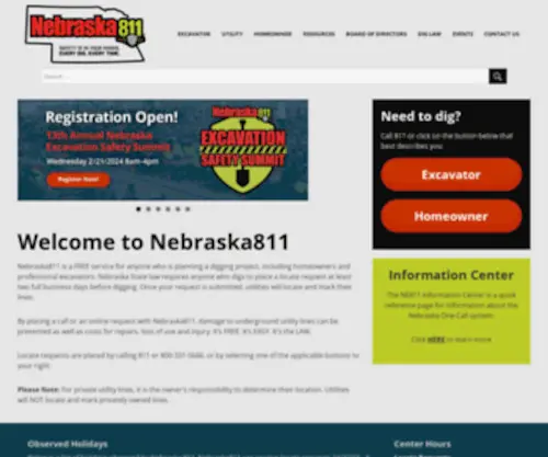 NE-Diggers.com(Nebraska811) Screenshot