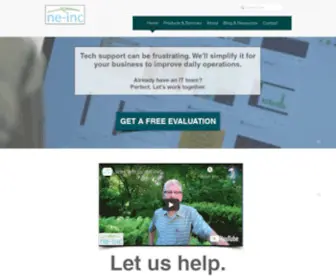 NE-INC.com(#1 Local IT Company in Indianapolis) Screenshot