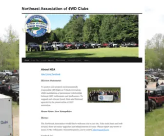 Nea4WD.org(Northeast Association of 4WD Clubs) Screenshot