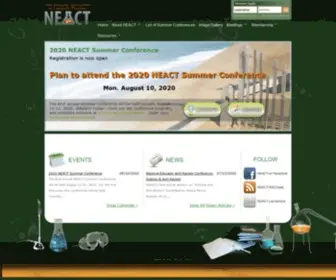 Neact.org(New England Association of Chemistry Teachers) Screenshot