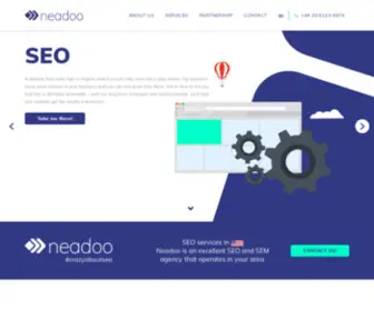 Neadoo.com(SEO agency in the United States) Screenshot