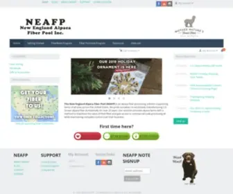 Neafp.com(New England Alpaca Fiber Pool) Screenshot