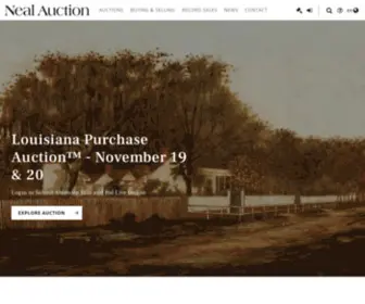 Nealauction.com(Neal Auction) Screenshot