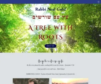 Nealgold.net(Rabbi Neal Gold) Screenshot