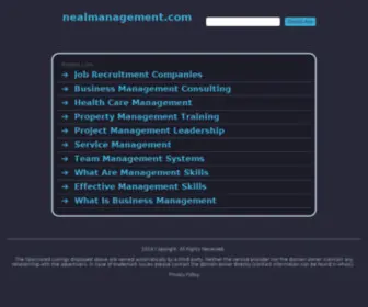 Nealmanagement.com(Ramax Search) Screenshot