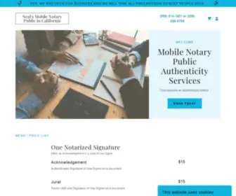 Nealsmobilenotarypublic.com(Neal's Mobile Notary Public) Screenshot
