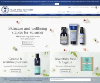 Nealsyardremedies.com(Natural & organic health & beauty) Screenshot