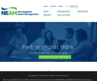 NeamGroup.com(New England Asset Management) Screenshot