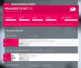Neanderticket.de(Der neue Ticketservice für den Kreis Mettmann) Screenshot