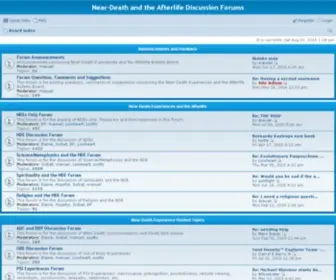 Near-Death-Forums.com(Near Death Forums) Screenshot