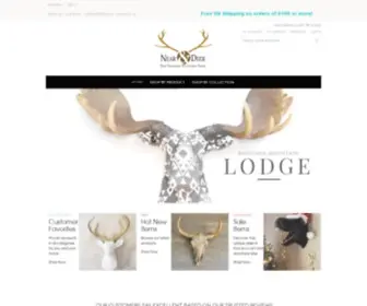 Nearanddeer.com(Near and Deer Faux Taxidermy) Screenshot