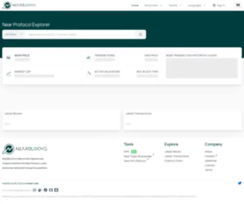 Nearblocks.io(Nearblocks) Screenshot