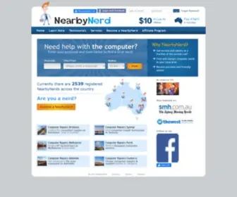 Nearbynerd.com.au(Budget Computer Repairs & Laptop Repairs) Screenshot