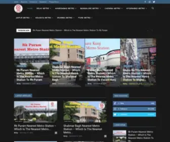 Nearestmetrostation.com(Nearest Metro station Is) Screenshot
