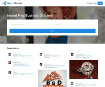 Nearfinderie.com(Ireland Free Business Directory) Screenshot
