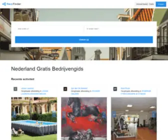 Nearfindernl.com(Nederland Gratis Bedrijvengids) Screenshot