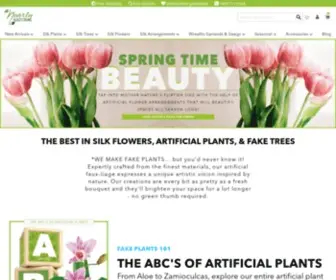 Nearlynatural.com(Silk and Artificial Flowers) Screenshot