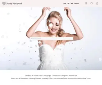 Nearlynewlywed.com(Shop New & Used Designer Wedding Dresses ) Screenshot