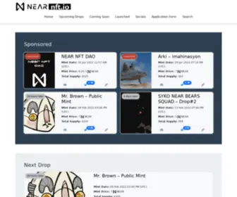 Nearnft.io(Near NFT Drops) Screenshot