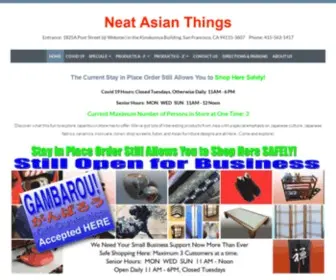 Neatasianthings.com(Japanese futon) Screenshot