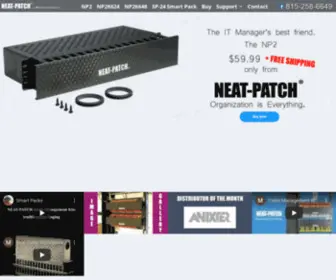 Neatpatch.com(Cable Management/Manager System Products & Solutions By NEAT) Screenshot