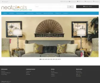 Neatpleats.com(Pleated decorative fans) Screenshot