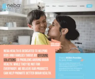 Nebahealth.com(NEBA Health) Screenshot