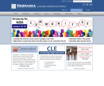Nebar.com(Nebraska State Bar Association) Screenshot