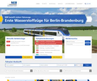 Neb.de(Die Niederbarnimer Eisenbahn) Screenshot