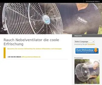 Nebelventilator.de(Kühlventilator) Screenshot