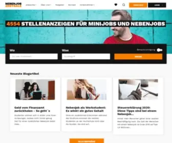 Nebenjob.de(Informationen rund um Nebenjobs und nebenberufliche T) Screenshot