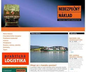 Nebezpecnynaklad.cz(Nebezpečný náklad) Screenshot