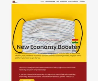 Nebghana.com(The New Economy Booster) Screenshot