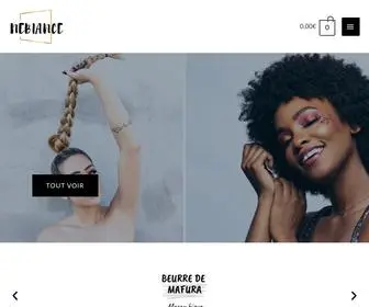 Nebiance.com(Cosmetique naturel) Screenshot