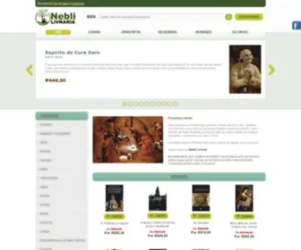 Nebli.com.br(Nebli Livraria: Home) Screenshot