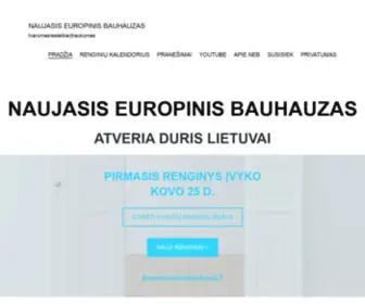 Neb.lt(Naujasis Europinis Bauhauzas) Screenshot