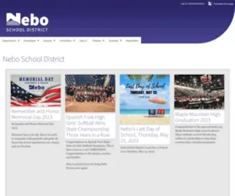 Nebo.edu(Nebo School District) Screenshot