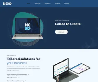 Nebobpo.com(NeboBPO website) Screenshot