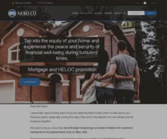 Nebocreditunion.org(Nebo Credit Union) Screenshot