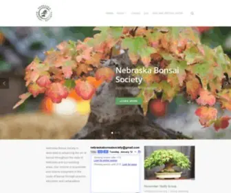 Nebonsai.org(Dedicated to advancing the art of bonsai throughout the state of Nebraska and surrounding areas) Screenshot