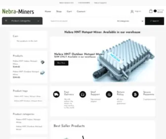 Nebra-Miners.com(Nebra HNT Hotspot Miner shop) Screenshot