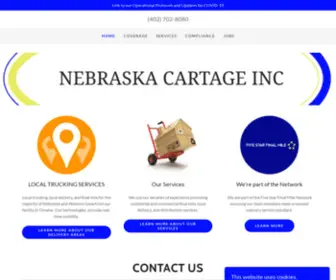 Nebraskacartage.com(Nebraska Cartage Inc) Screenshot